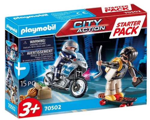 Playmobil City Action スターターパック警察チェイス